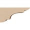 Ekena Millwork 4"W x 8"D x 4"H Wide New Brighton Rough Cedar Woodgrain TimberThane Corbel, Primed Tan CORUR04X08X04NEBRCPR - alternate 6